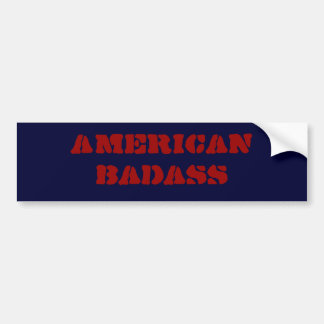 amerikaanse badge bumpersticker
