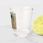 Amerikaanse Badlands: Old West Cowboy met paard Shot Glas (Rechts)