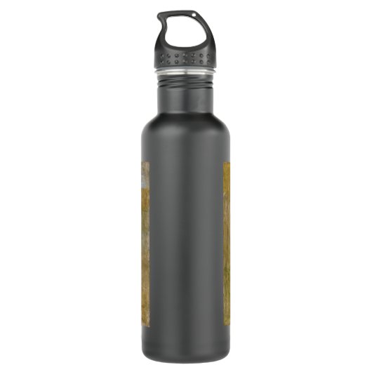 Amerikaanse Badlands: Old West Cowboy met paard Waterfles (Achterkant)