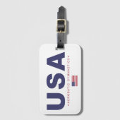 Amerikaanse Bagagelabel voor Acrobat Gymnastics (Voorkant (verticaal))