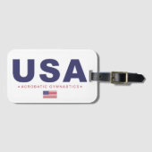 Amerikaanse Bagagelabel voor Acrobat Gymnastics (Voorkant (horizontaal))
