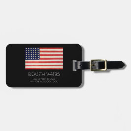 AMERIKAANSE BAGAGELABEL VOOR VLAGVERVOER