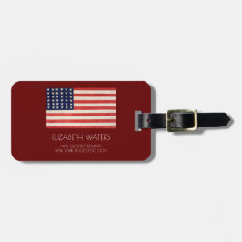 AMERIKAANSE BAGAGELABEL VOOR VLAGVERVOER