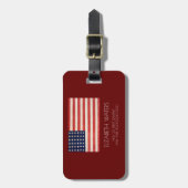 AMERIKAANSE BAGAGELABEL VOOR VLAGVERVOER (Voorkant verticaal)