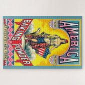 Amerikaanse bakpoeder legpuzzel (Horizontaal)