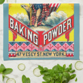 Amerikaanse bakpoeder theedoek (Gevouwen)