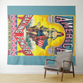 Amerikaanse bakpoeder wandkleed (In Situ (horizontaal))