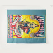 Amerikaanse bakpoeder wandkleed (Voorkant (horizontaal))