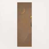 Amerikaanse Bald-adelaar op bruin Yogamat (Achterkant)