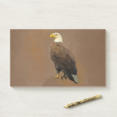 Amerikaanse Bald-adelaar Post-it® Notes (Op bureau)