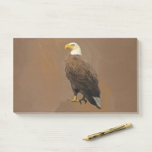 Amerikaanse Bald-adelaar Post-it® Notes (Op bureau)