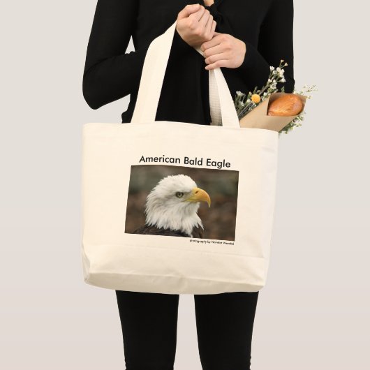 Amerikaanse Bald Eagle 2 Canvas tas (Voorkant (product))