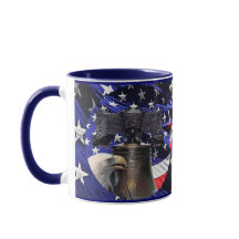 Amerikaanse Bald Eagle, Bell en Flag