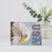 Amerikaanse Bald Eagle Briefkaart (Staand voorkant)