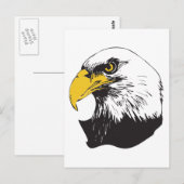 Amerikaanse Bald Eagle Briefkaart (Voorkant / Achterkant)