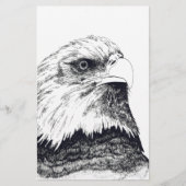 Amerikaanse Bald Eagle Briefpapier (Voorkant)