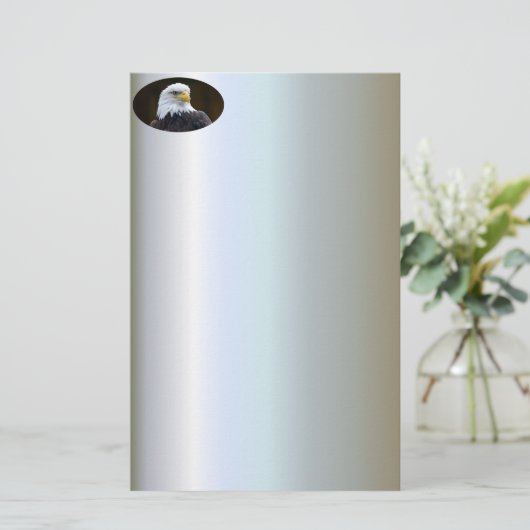 Amerikaanse Bald Eagle Briefpapier (Staand voorkant)