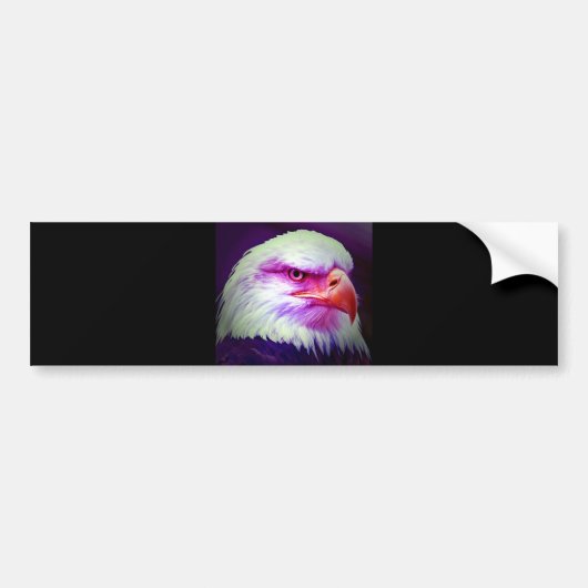 Amerikaanse Bald Eagle Bumpersticker (Voorkant)
