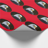 Amerikaanse Bald Eagle Cadeaupapier (Hoek)