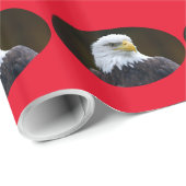Amerikaanse Bald Eagle Cadeaupapier (Rol Hoek)