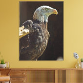 Amerikaanse Bald Eagle Canvas Afdruk (Insitu (Woonkamer))