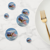 Amerikaanse Bald Eagle Confetti (Groep)