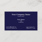 Amerikaanse Bald Eagle en Visitekaartjes met vlag (Achterkant)