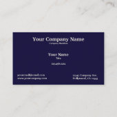 Amerikaanse Bald Eagle en Visitekaartjes met vlag (Achterkant)