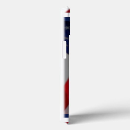 Amerikaanse Bald Eagle en vlag Case-Mate iPhone Case (Achterkant / Rechts)