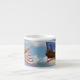 Amerikaanse Bald Eagle Espresso Kop