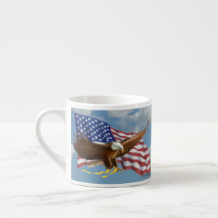 Amerikaanse Bald Eagle Espresso Kop