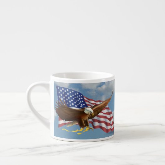 Amerikaanse Bald Eagle Espresso Kop (Links)
