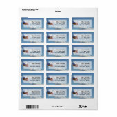 Amerikaanse Bald Eagle Etiket (Full Sheet)