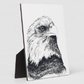 Amerikaanse Bald Eagle Fotoplaat (Zijkant)