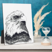Amerikaanse Bald Eagle Fotoplaat (Zijkant)