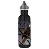 Amerikaanse Bald Eagle Full Moon Eagle Fotografie Waterfles (Links)