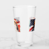 Amerikaanse Bald Eagle Glas (Rechts)