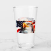 Amerikaanse Bald Eagle Glas (Voorkant)