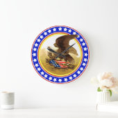 -Amerikaanse Bald Eagle Grote Klok (Huis)