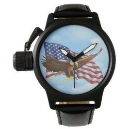 Amerikaanse Bald Eagle Horloge