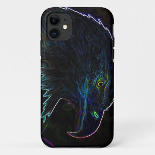 Amerikaanse Bald Eagle in Ggloed Edges Case-Mate iPhone Case