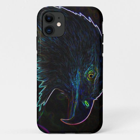 Amerikaanse Bald Eagle in Ggloed Edges Case-Mate iPhone Case (Achterkant)