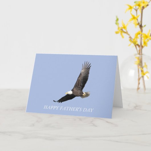 Amerikaanse Bald Eagle Kaart (Gele Bloem)