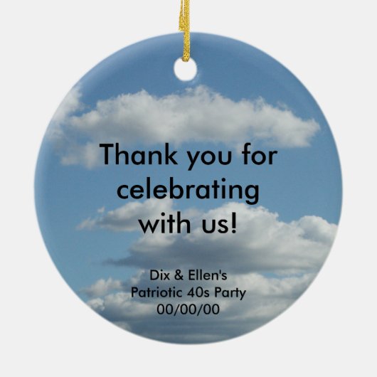 Amerikaanse Bald Eagle Keramisch Ornament (Achterkant)