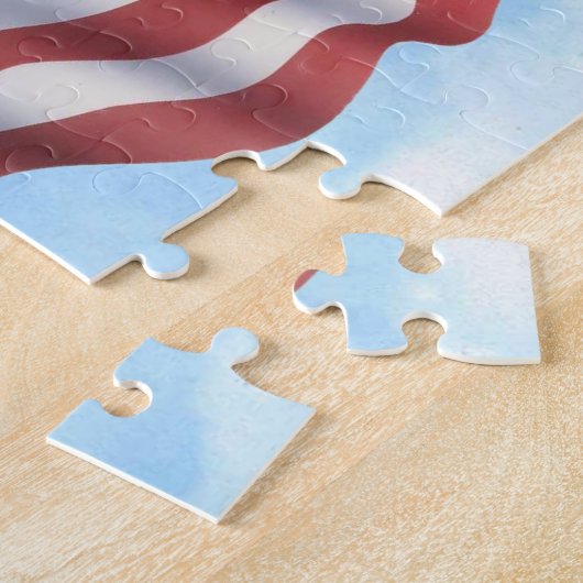 Amerikaanse Bald Eagle Legpuzzel (Zijkant)