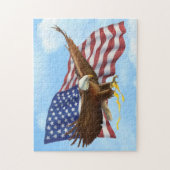 Amerikaanse Bald Eagle Legpuzzel (Verticaal)