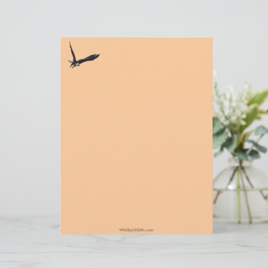 AMERIKAANSE BALD EAGLE Letterhead Design Briefhoofd Sjabloon (Staand voorkant)