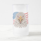 Amerikaanse Bald Eagle Matglas Bierpul (Center)