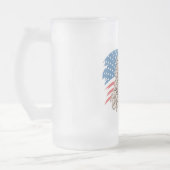 Amerikaanse Bald Eagle Matglas Bierpul (Links)