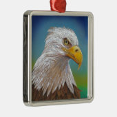 Amerikaanse Bald Eagle Metalen Ornament (Rechts)